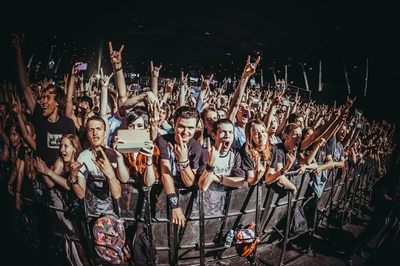 a group of people on a stage